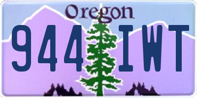 OR license plate 944IWT