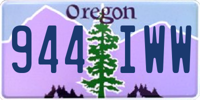 OR license plate 944IWW