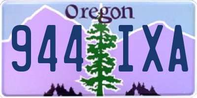 OR license plate 944IXA