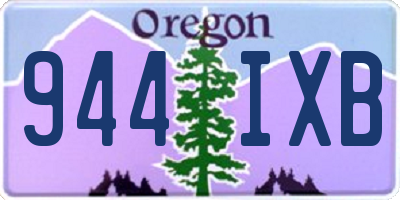 OR license plate 944IXB