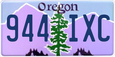 OR license plate 944IXC