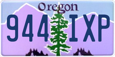 OR license plate 944IXP