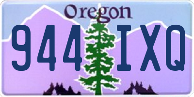 OR license plate 944IXQ