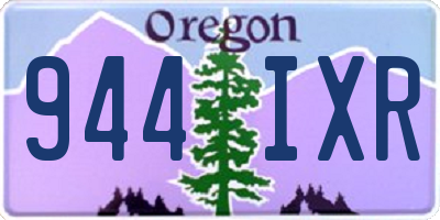 OR license plate 944IXR