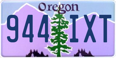OR license plate 944IXT