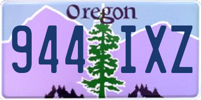 OR license plate 944IXZ