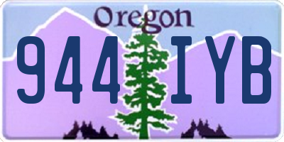 OR license plate 944IYB