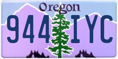 OR license plate 944IYC