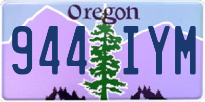 OR license plate 944IYM