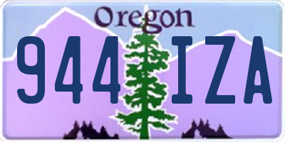 OR license plate 944IZA