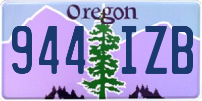 OR license plate 944IZB
