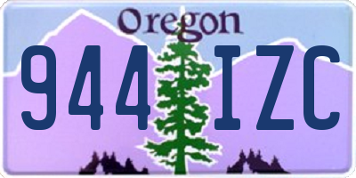OR license plate 944IZC