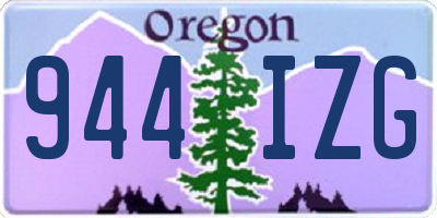 OR license plate 944IZG