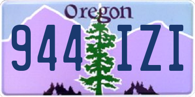 OR license plate 944IZI