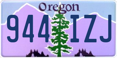 OR license plate 944IZJ