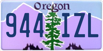 OR license plate 944IZL