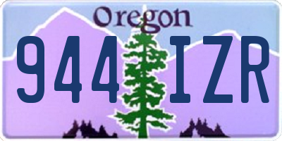 OR license plate 944IZR