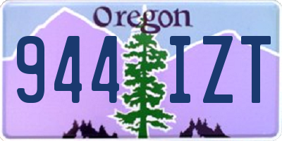 OR license plate 944IZT