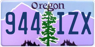OR license plate 944IZX