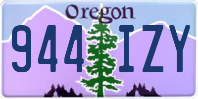 OR license plate 944IZY
