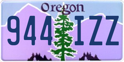 OR license plate 944IZZ