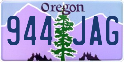 OR license plate 944JAG