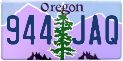 OR license plate 944JAQ