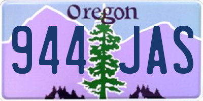 OR license plate 944JAS
