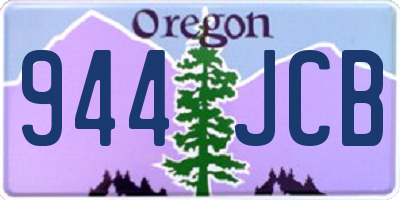 OR license plate 944JCB
