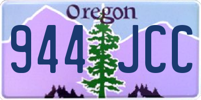 OR license plate 944JCC