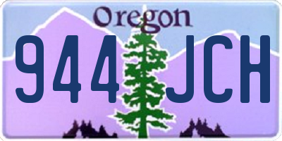 OR license plate 944JCH