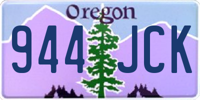 OR license plate 944JCK