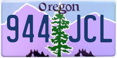 OR license plate 944JCL