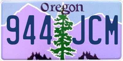 OR license plate 944JCM