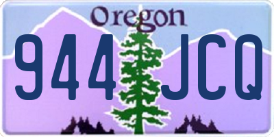 OR license plate 944JCQ