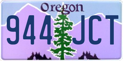 OR license plate 944JCT