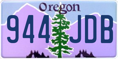 OR license plate 944JDB