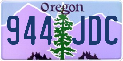OR license plate 944JDC