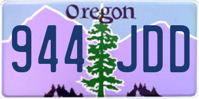 OR license plate 944JDD