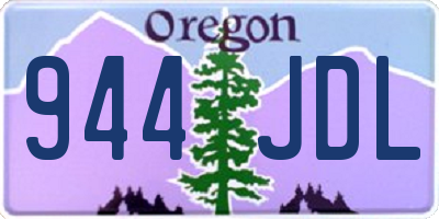 OR license plate 944JDL