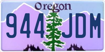 OR license plate 944JDM