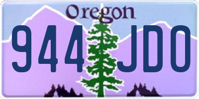 OR license plate 944JDO