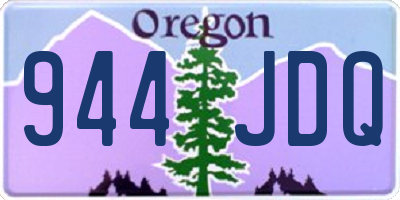 OR license plate 944JDQ