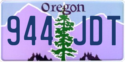 OR license plate 944JDT