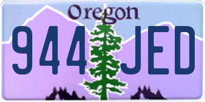 OR license plate 944JED