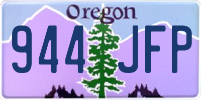 OR license plate 944JFP