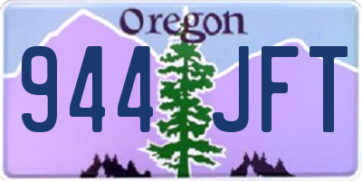 OR license plate 944JFT