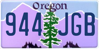 OR license plate 944JGB