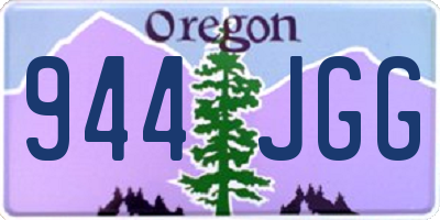 OR license plate 944JGG