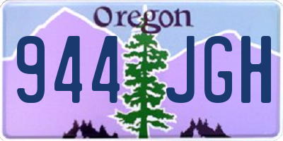 OR license plate 944JGH